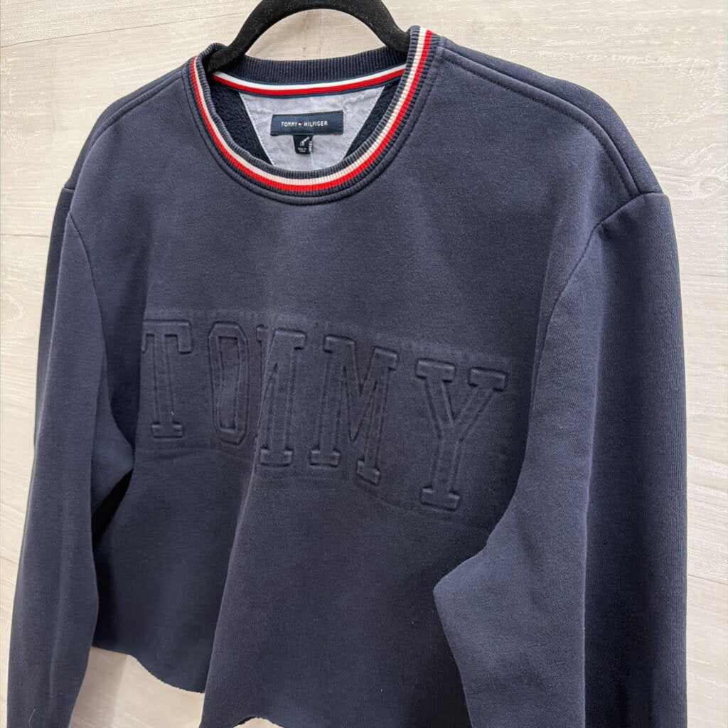 Tommy Hilfiger Navy Crewneck Sweatshirt Large