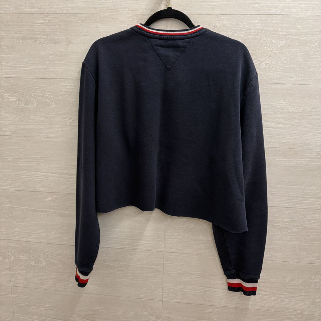 Tommy Hilfiger Navy Crewneck Sweatshirt Large