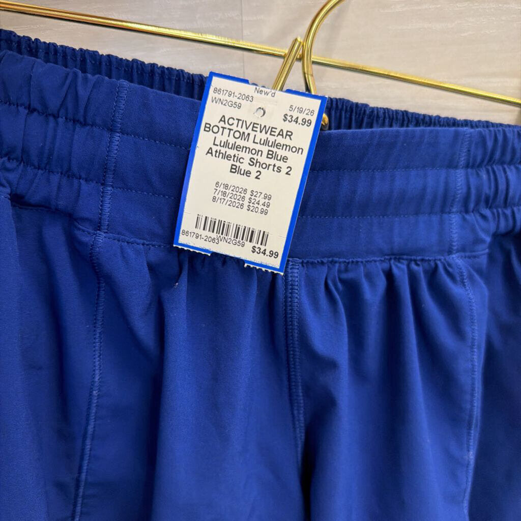 Lululemon Blue Athletic Shorts 2