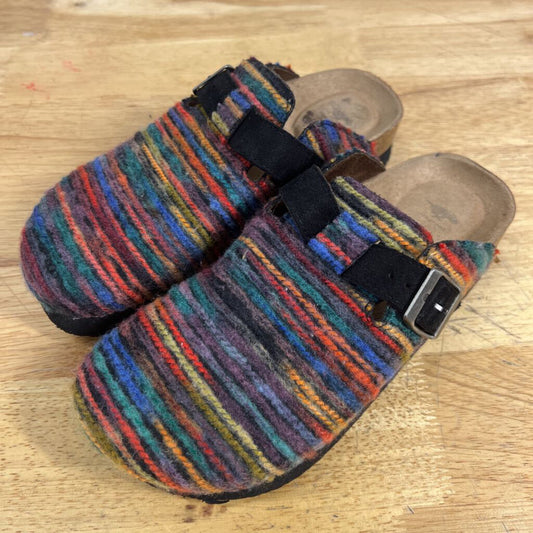 Rocket Dog Multi Color Woven Stripe Clogs 7