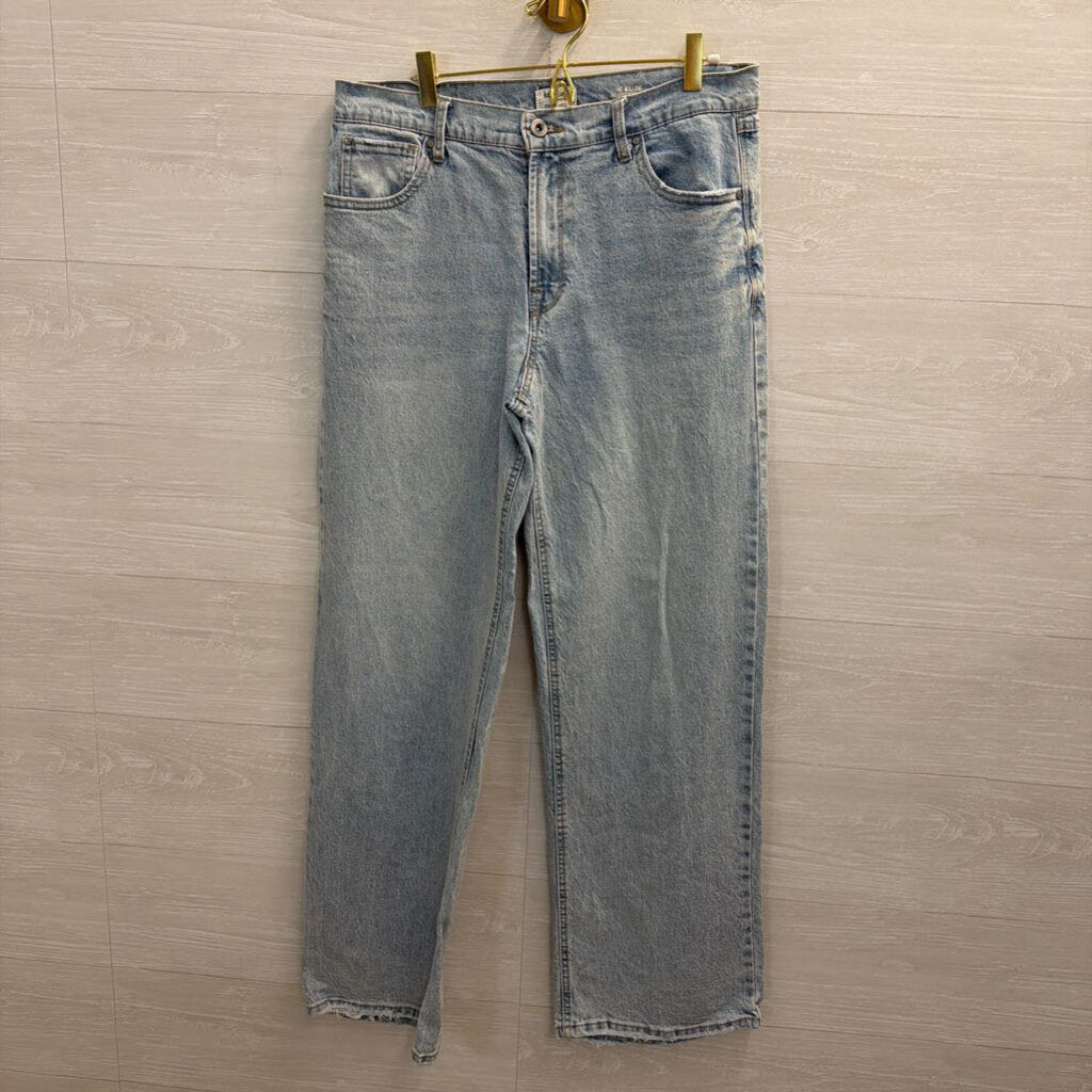 Kenzie Jeans Light Wash The Willow Relaxed Wide Leg Jeans 29
