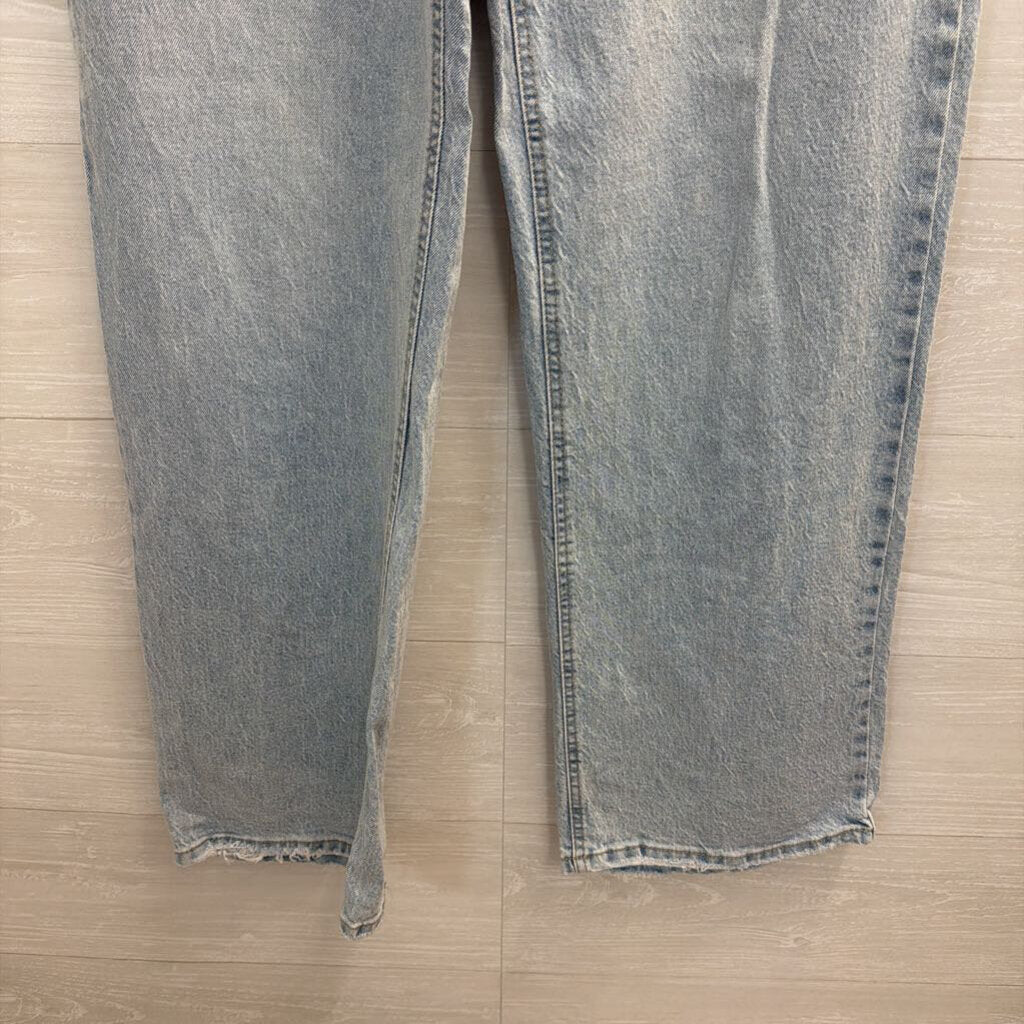 Kenzie Jeans Light Wash The Willow Relaxed Wide Leg Jeans 29