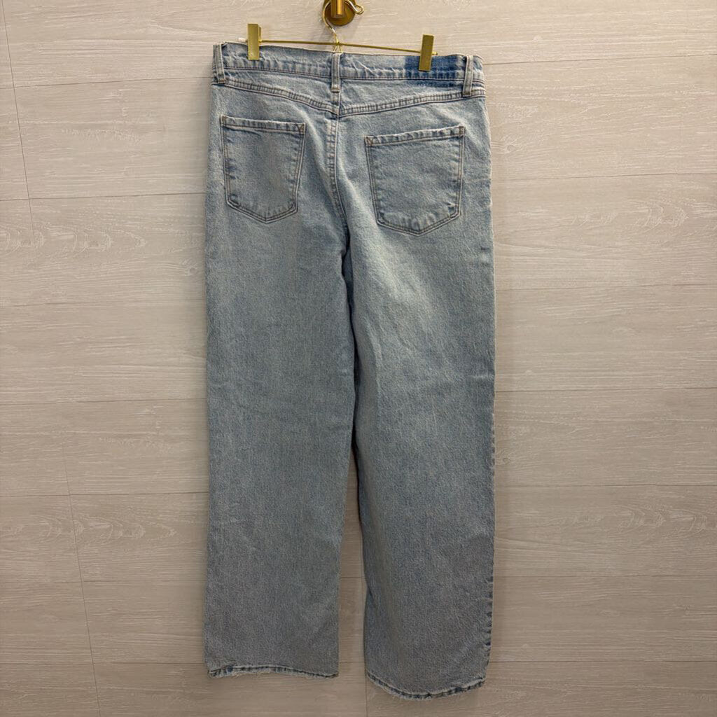 Kenzie Jeans Light Wash The Willow Relaxed Wide Leg Jeans 29