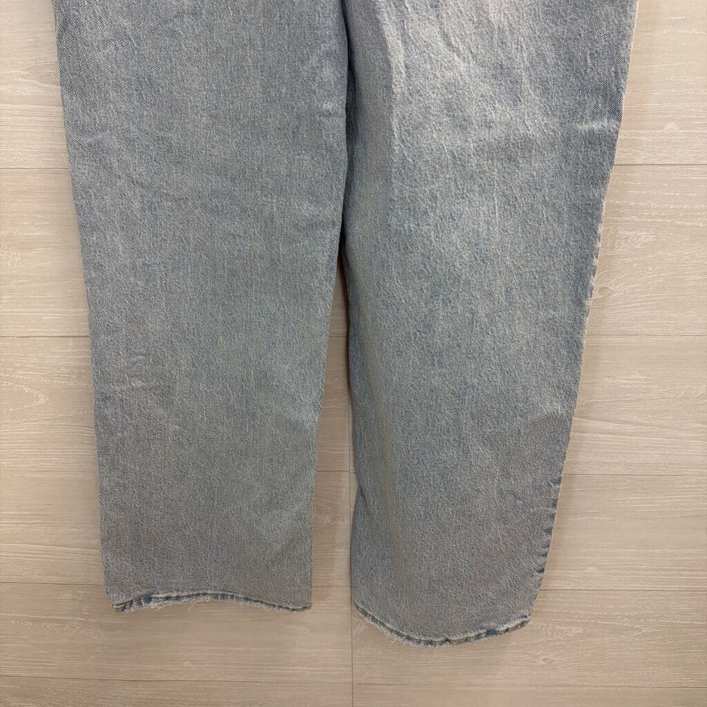 Kenzie Jeans Light Wash The Willow Relaxed Wide Leg Jeans 29