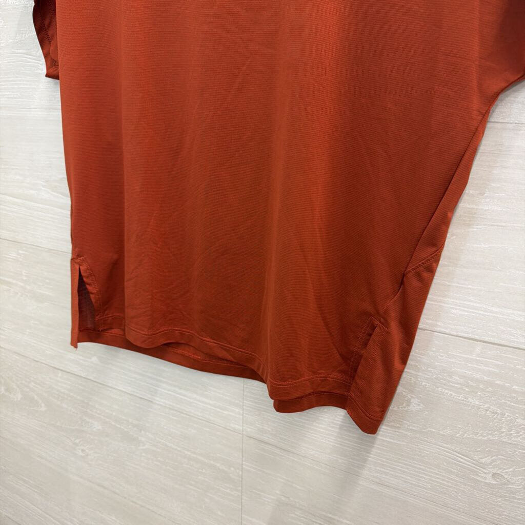 Brooks Orange Short Sleeve Athletic Top Medium