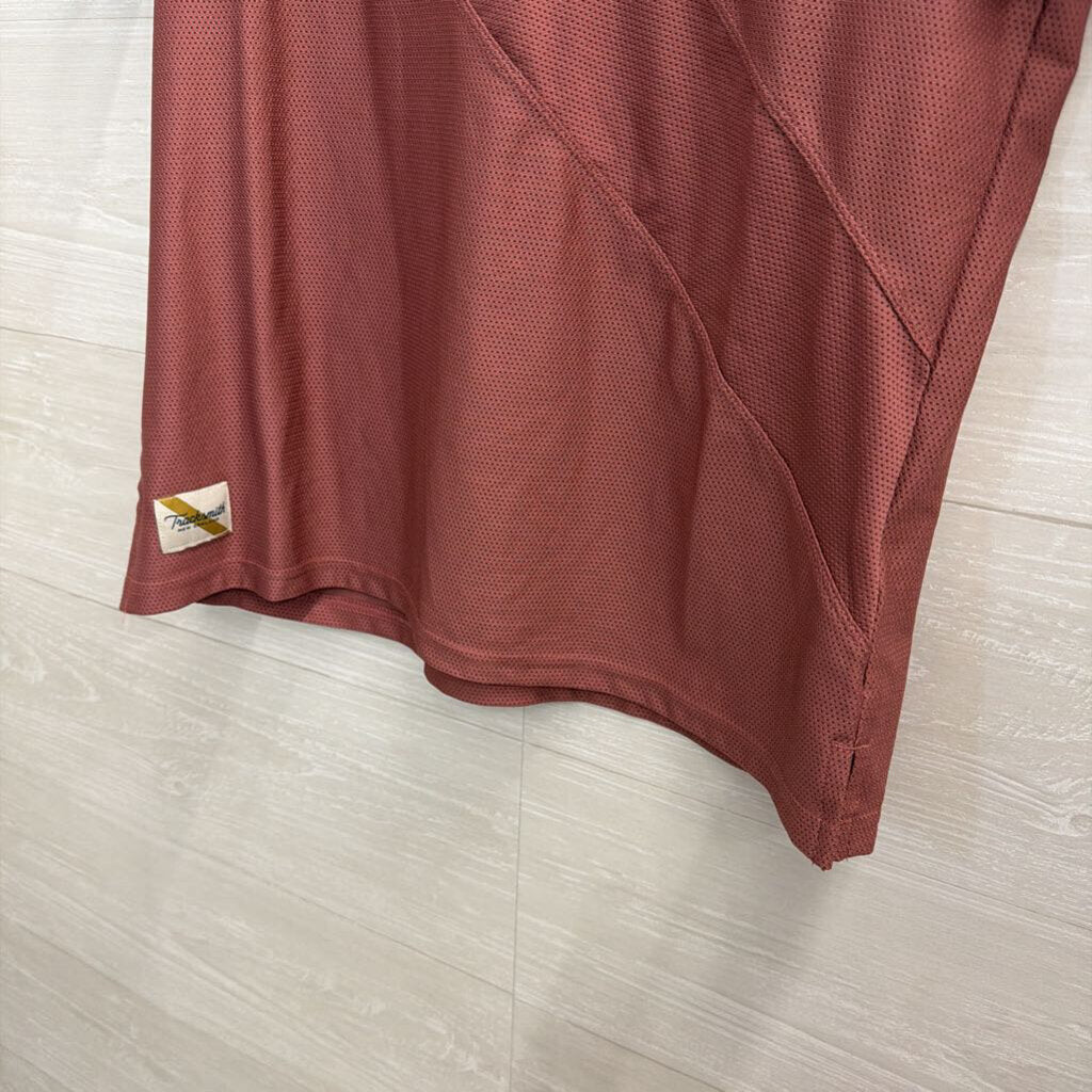 Tracksmith Purple Short Sleeve Athletic Top Medium