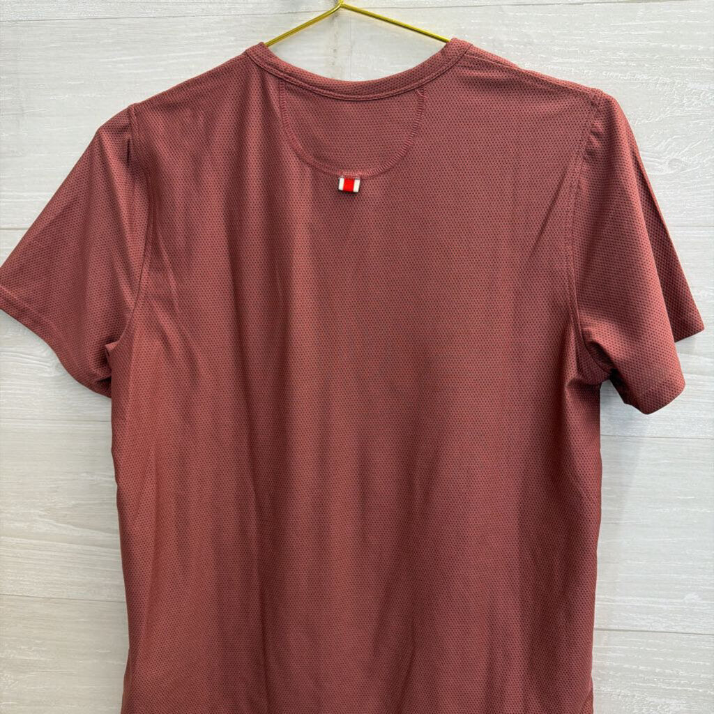 Tracksmith Purple Short Sleeve Athletic Top Medium