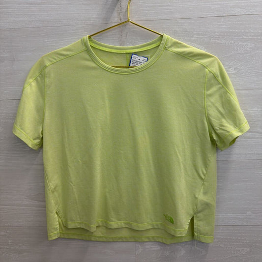 The North Face Green Cropped Short Sleeve Athletic Top Small