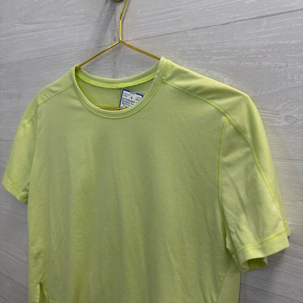 The North Face Green Cropped Short Sleeve Athletic Top Small