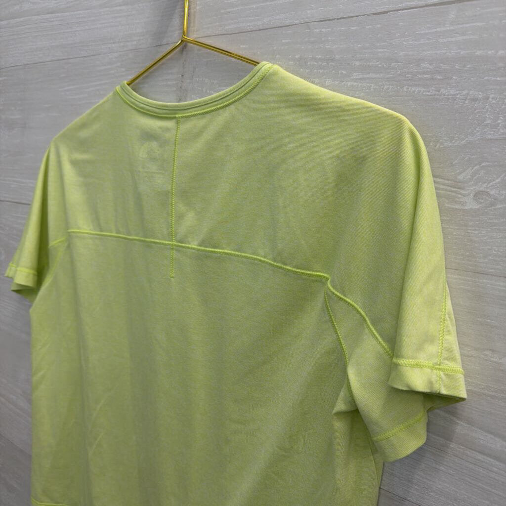 The North Face Green Cropped Short Sleeve Athletic Top Small