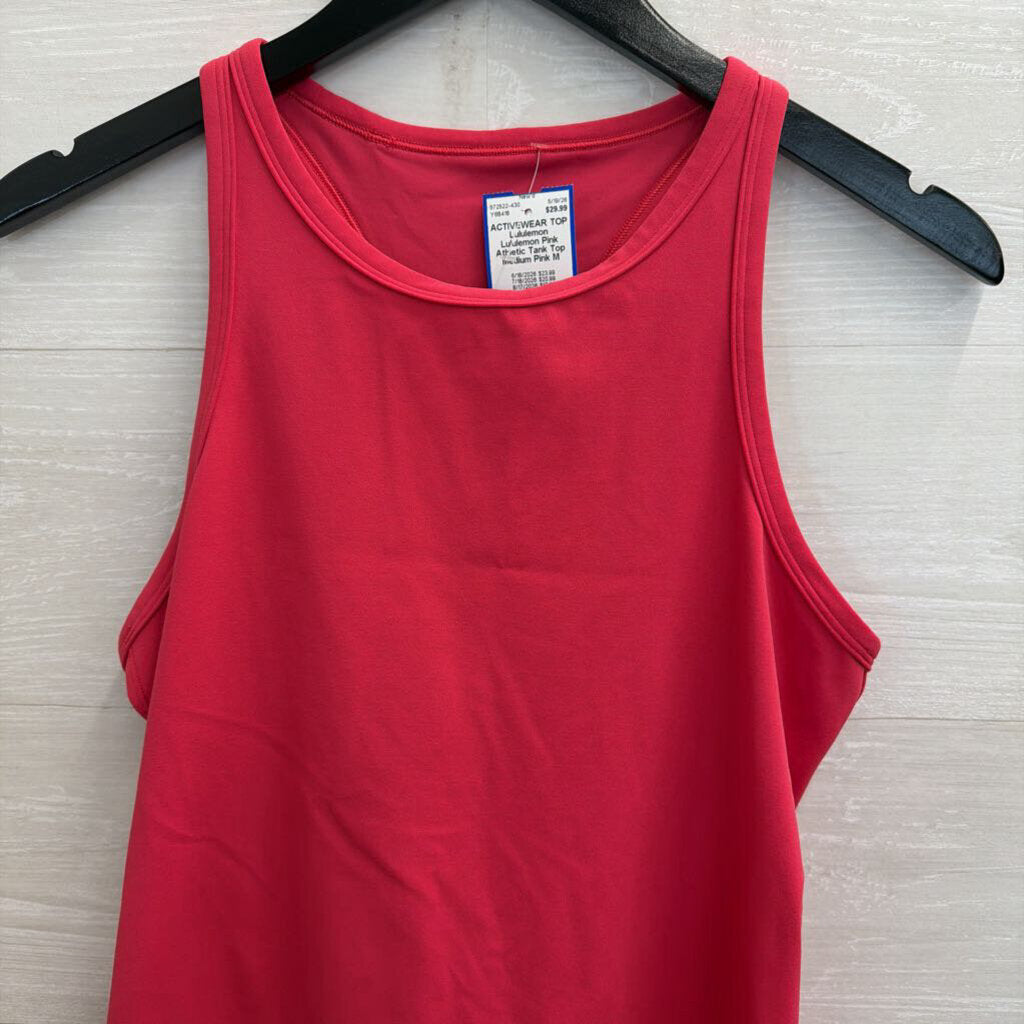 Lululemon Pink Athletic Tank Top Medium