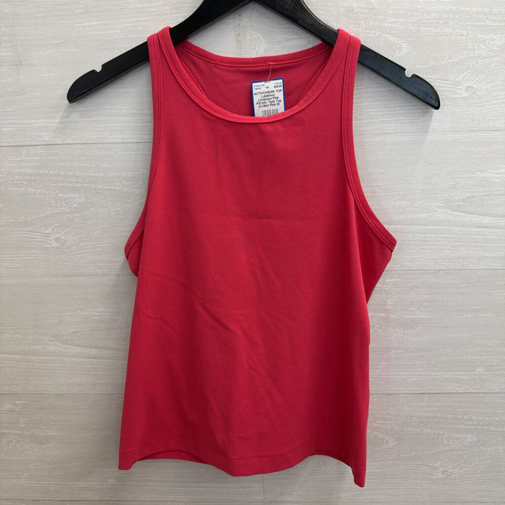 Lululemon Pink Athletic Tank Top Medium