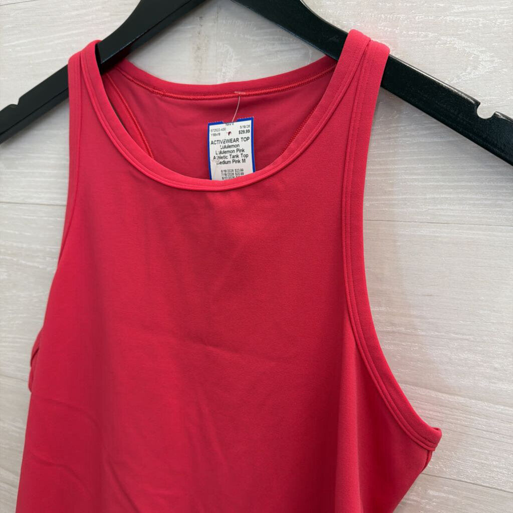 Lululemon Pink Athletic Tank Top Medium