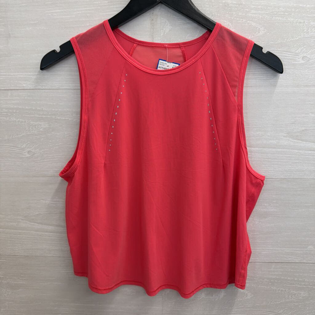 Lululemon Pink Cropped Athletic Tank Top Medium