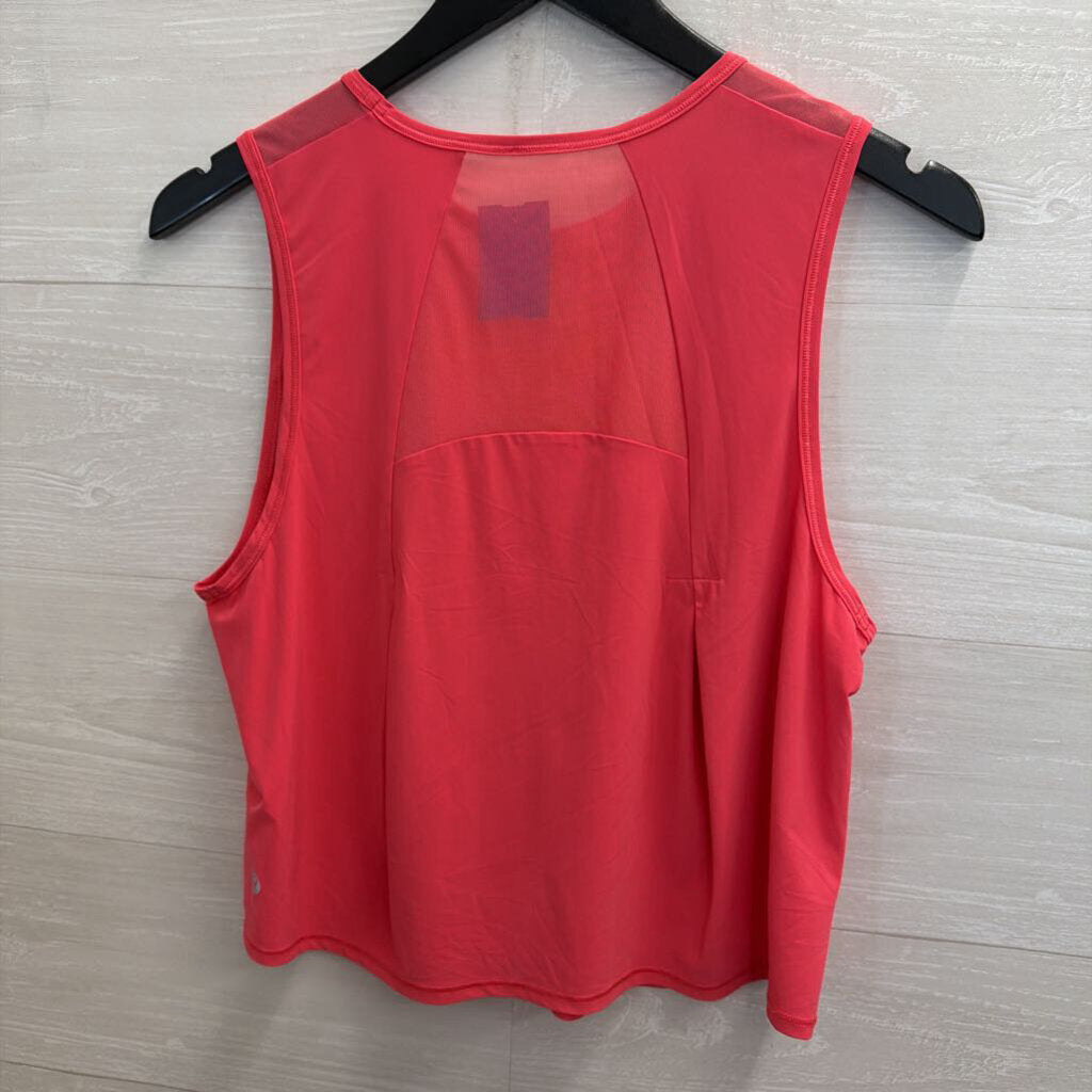 Lululemon Pink Cropped Athletic Tank Top Medium