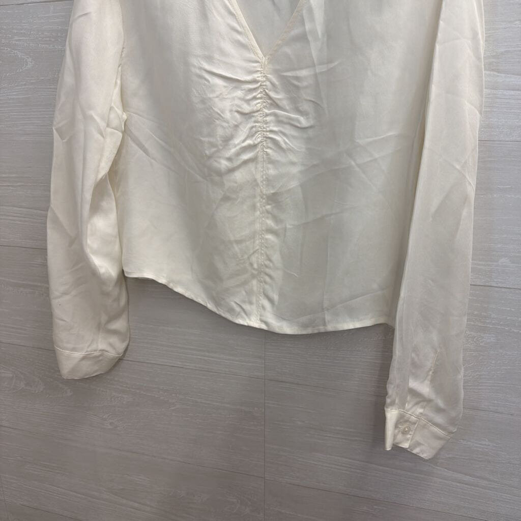 Madewell White Long Sleeve Top 10