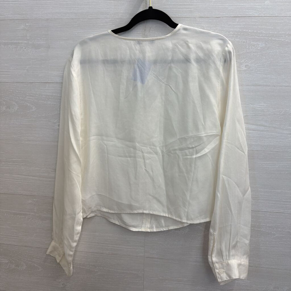 Madewell White Long Sleeve Top 10