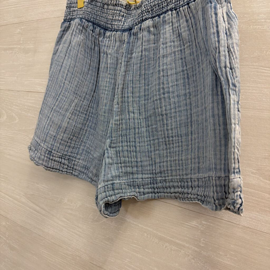 Faherty Blue Pull On Shorts Medium
