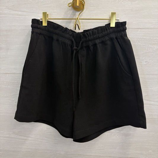 Sanctuary Black High Waisted Pull On Shorts Small
