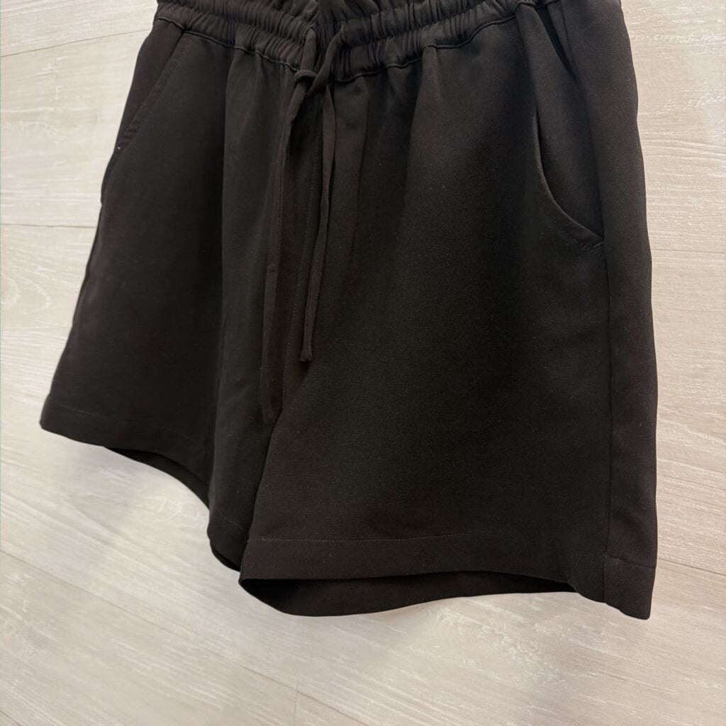 Sanctuary Black High Waisted Pull On Shorts Small