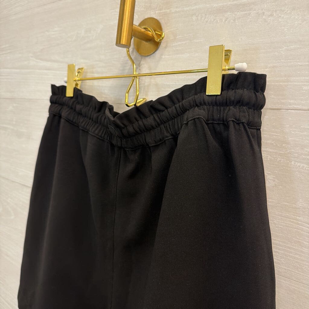 Sanctuary Black High Waisted Pull On Shorts Small