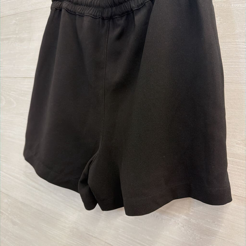 Sanctuary Black High Waisted Pull On Shorts Small