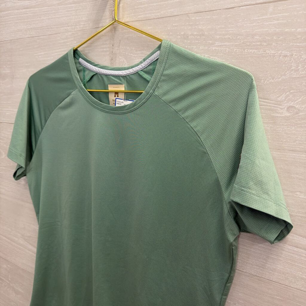 Tracksmith Blue Short Sleeve Athletic Top Medium