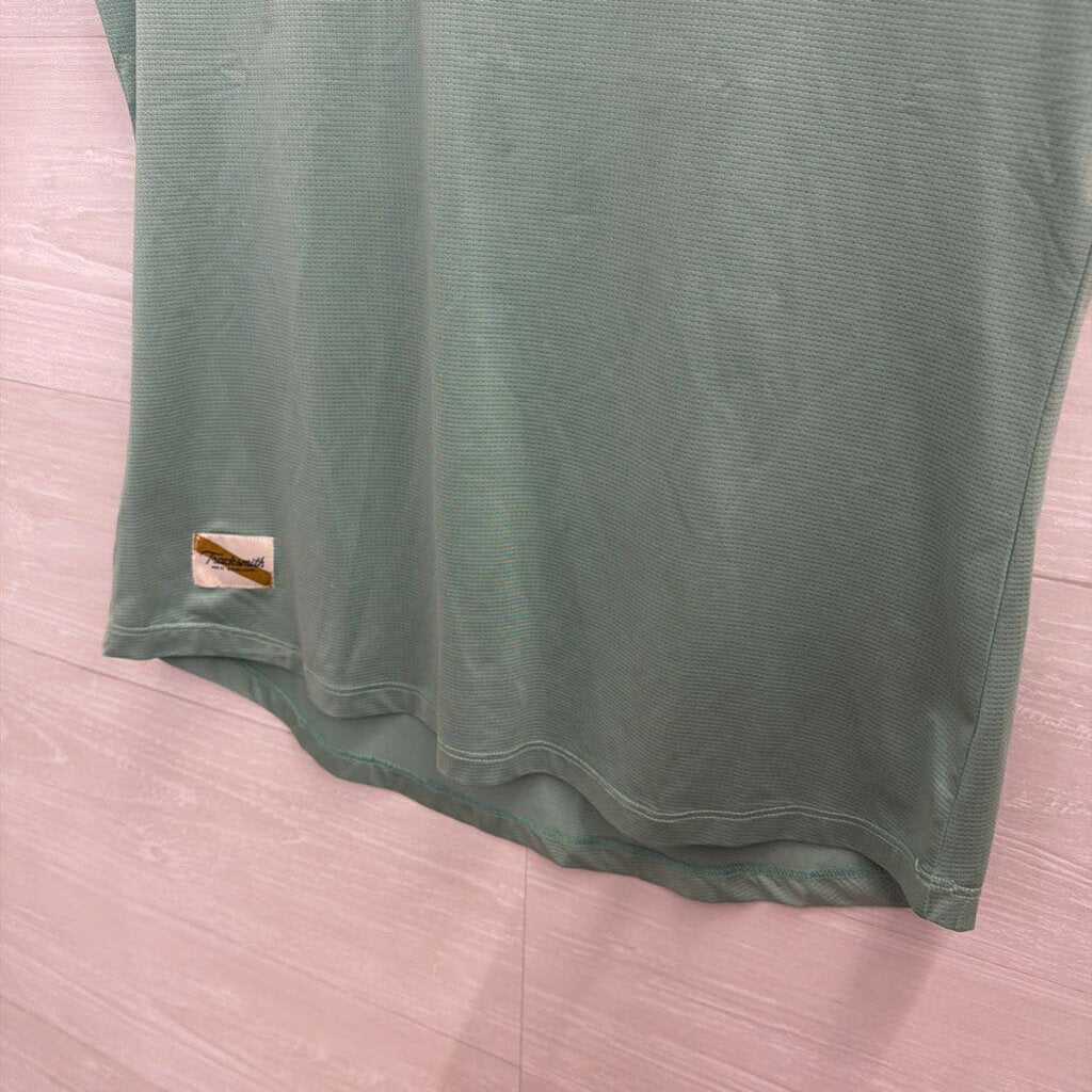 Tracksmith Blue Short Sleeve Athletic Top Medium