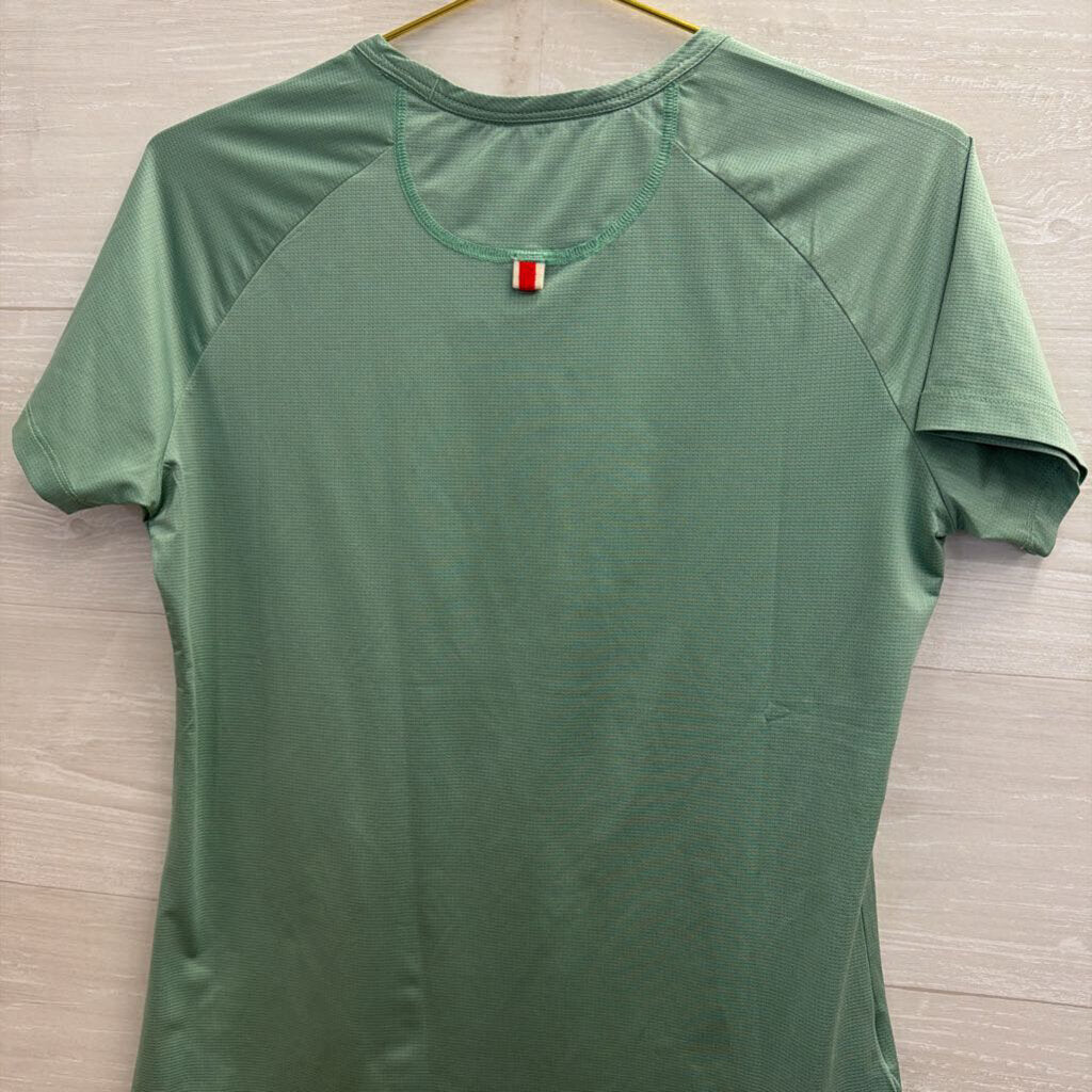 Tracksmith Blue Short Sleeve Athletic Top Medium