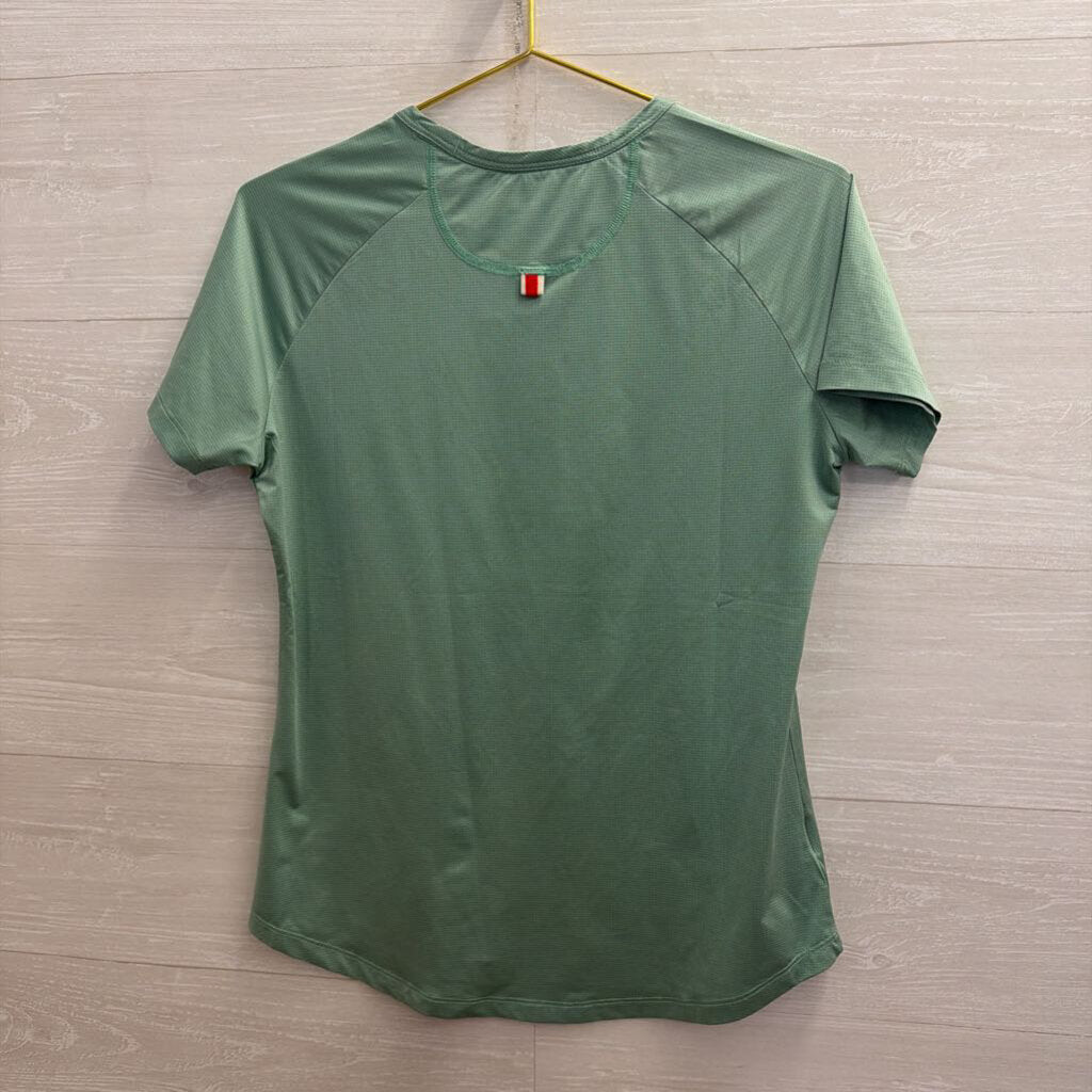 Tracksmith Blue Short Sleeve Athletic Top Medium