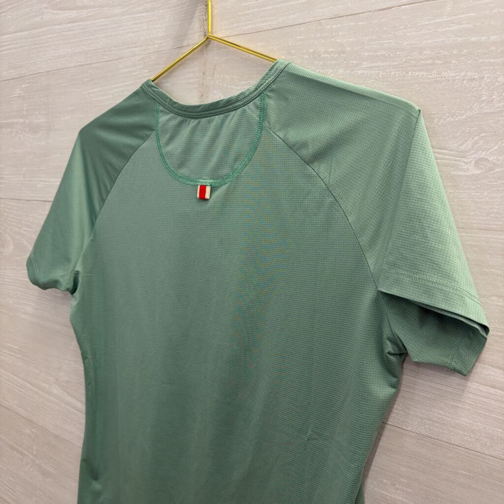 Tracksmith Blue Short Sleeve Athletic Top Medium