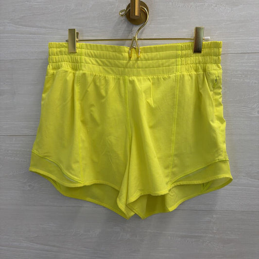 Lululemon Bright Yellow Athletic Shorts 8