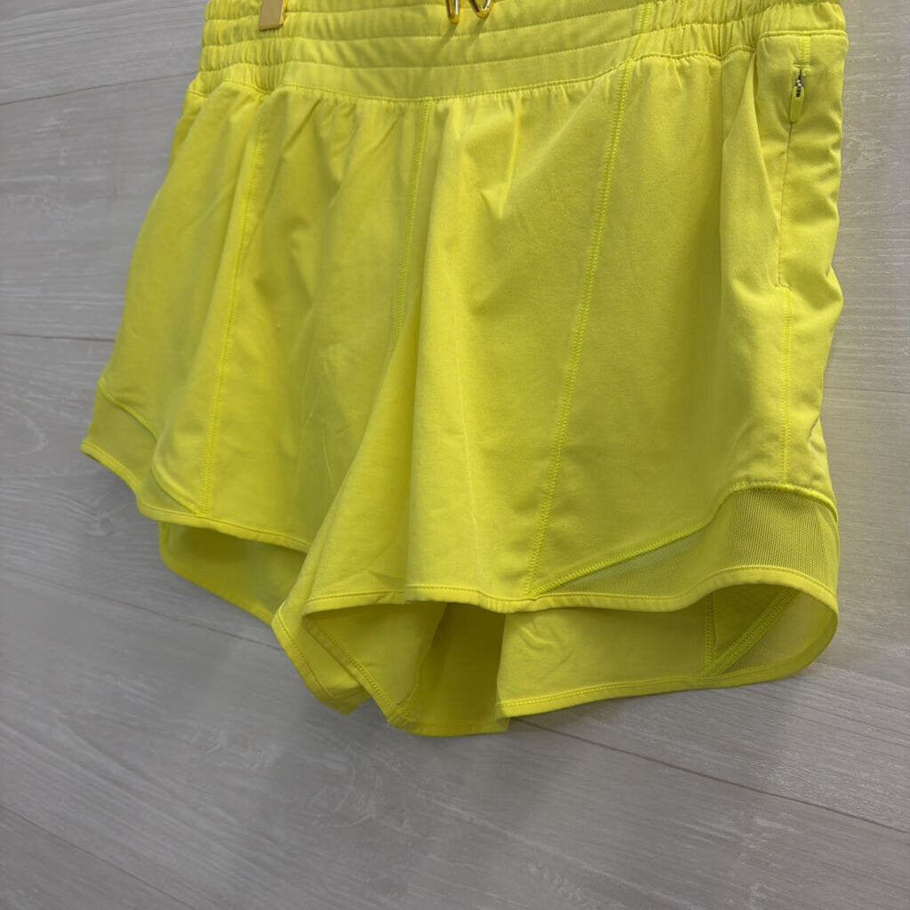 Lululemon Bright Yellow Athletic Shorts 8