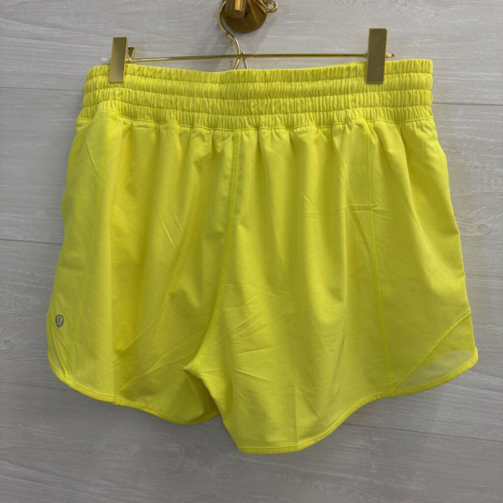 Lululemon Bright Yellow Athletic Shorts 8