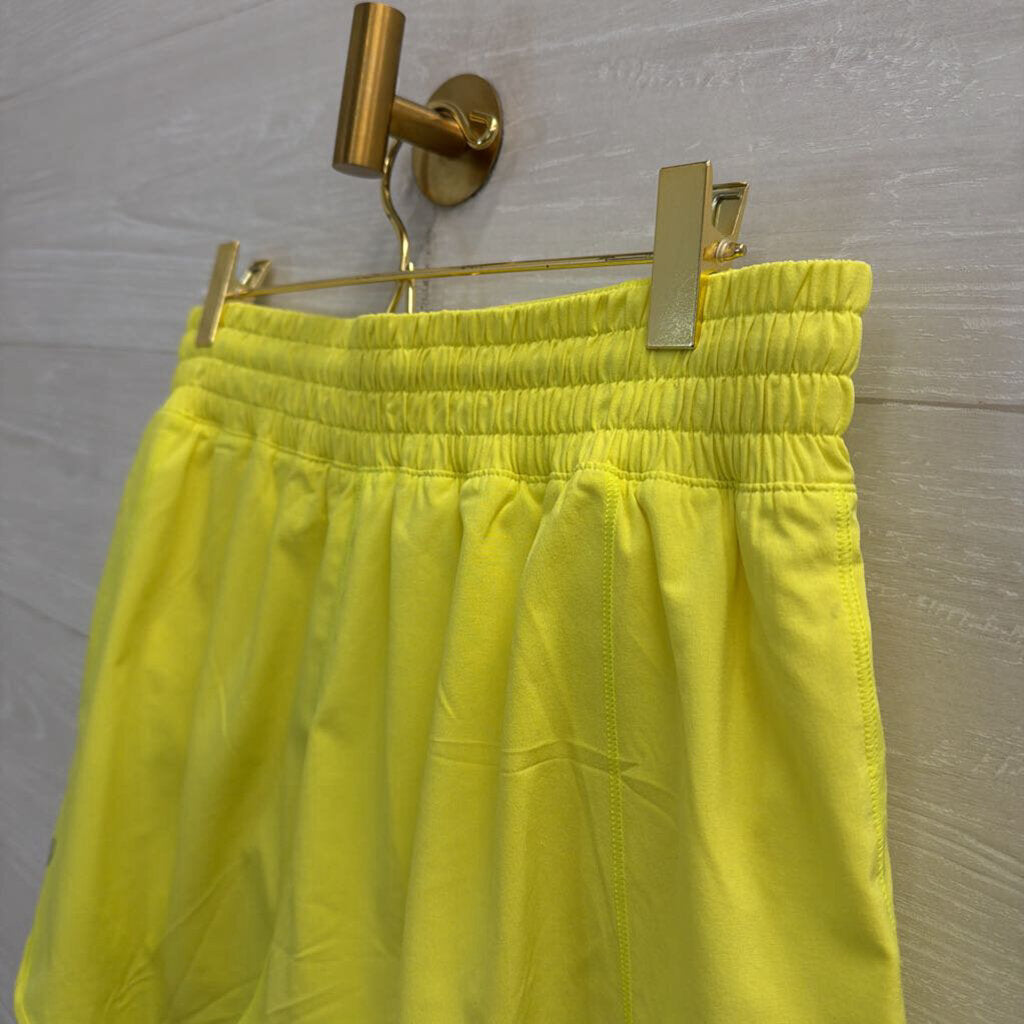 Lululemon Bright Yellow Athletic Shorts 8