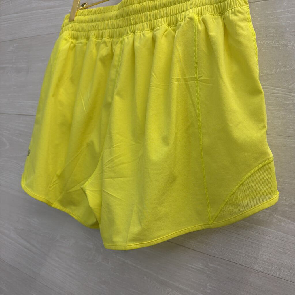 Lululemon Bright Yellow Athletic Shorts 8