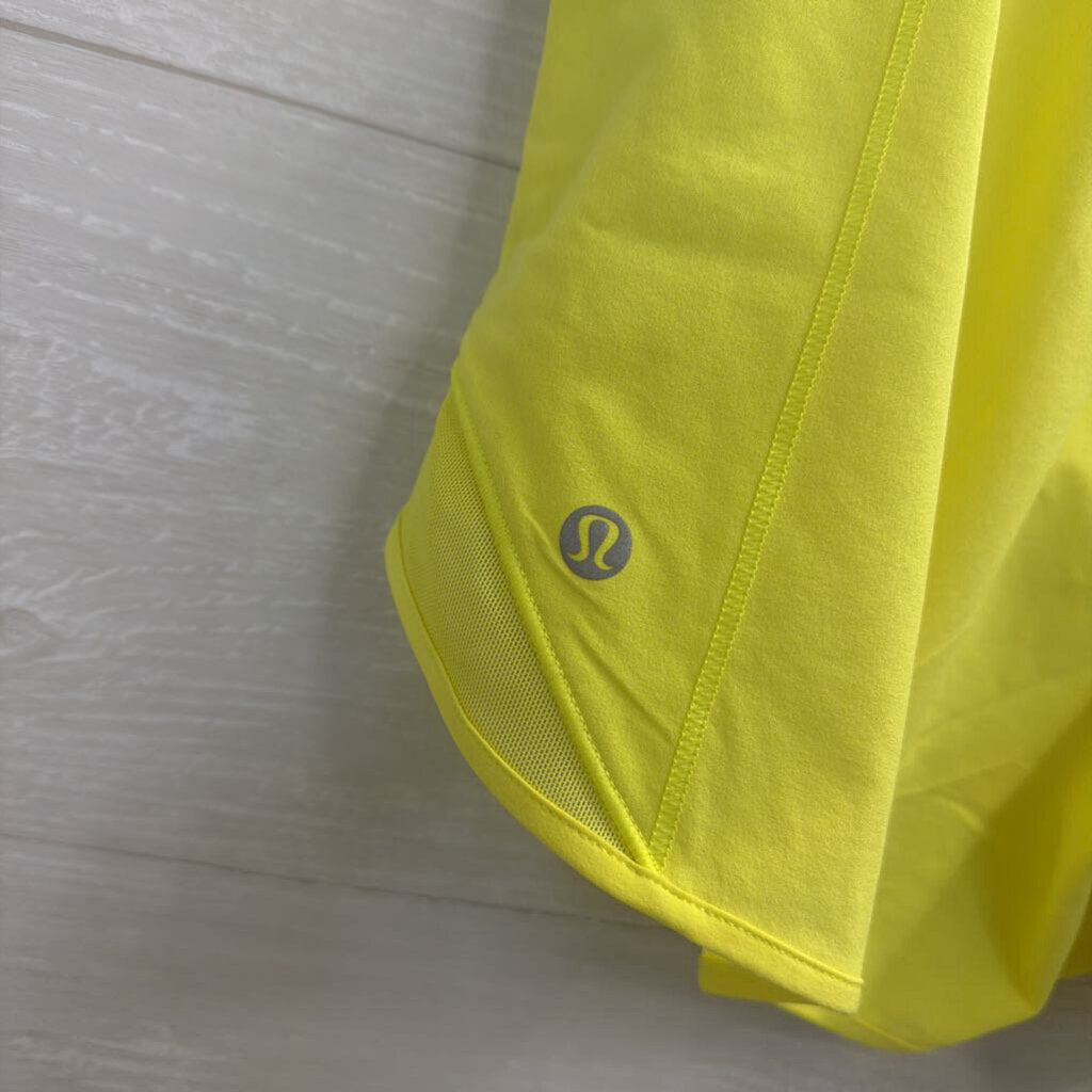 Lululemon Bright Yellow Athletic Shorts 8