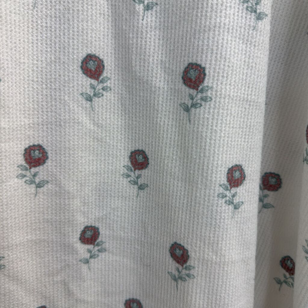 PJ Salvage White Rose Print Tank Top Small