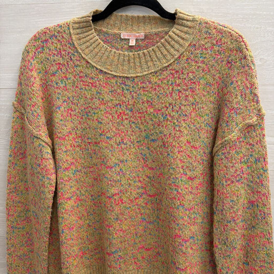 Lisa Todd Brown/ Multi Thread Long Sleeve Sweater Medium