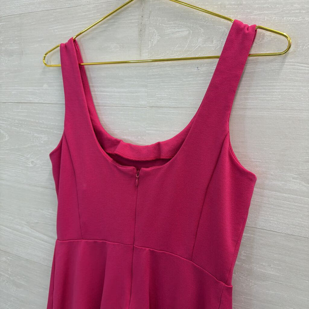 J Crew Pink Sleeveless Flare Dress Small