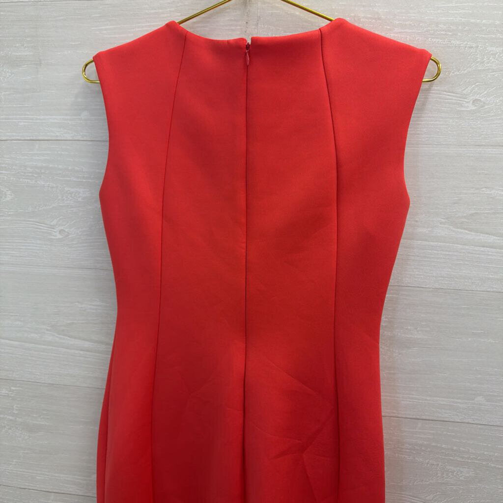 Calvin Klein Salmon Grommet Neck Detail Sleeveless Dress 4