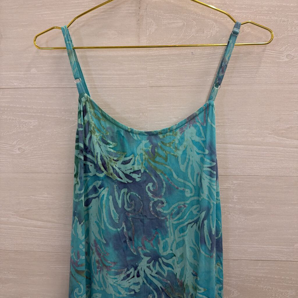 Hand Kreation Blue Print Maxi Dress Small/ Medium