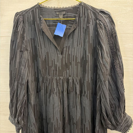 Ann Taylor Black Long Sleeve Dress 10