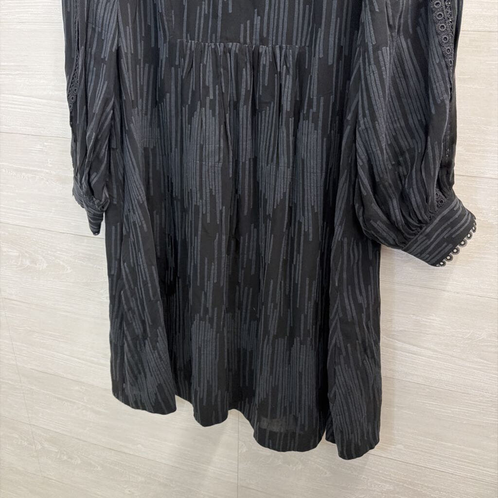 Ann Taylor Black Long Sleeve Dress 10