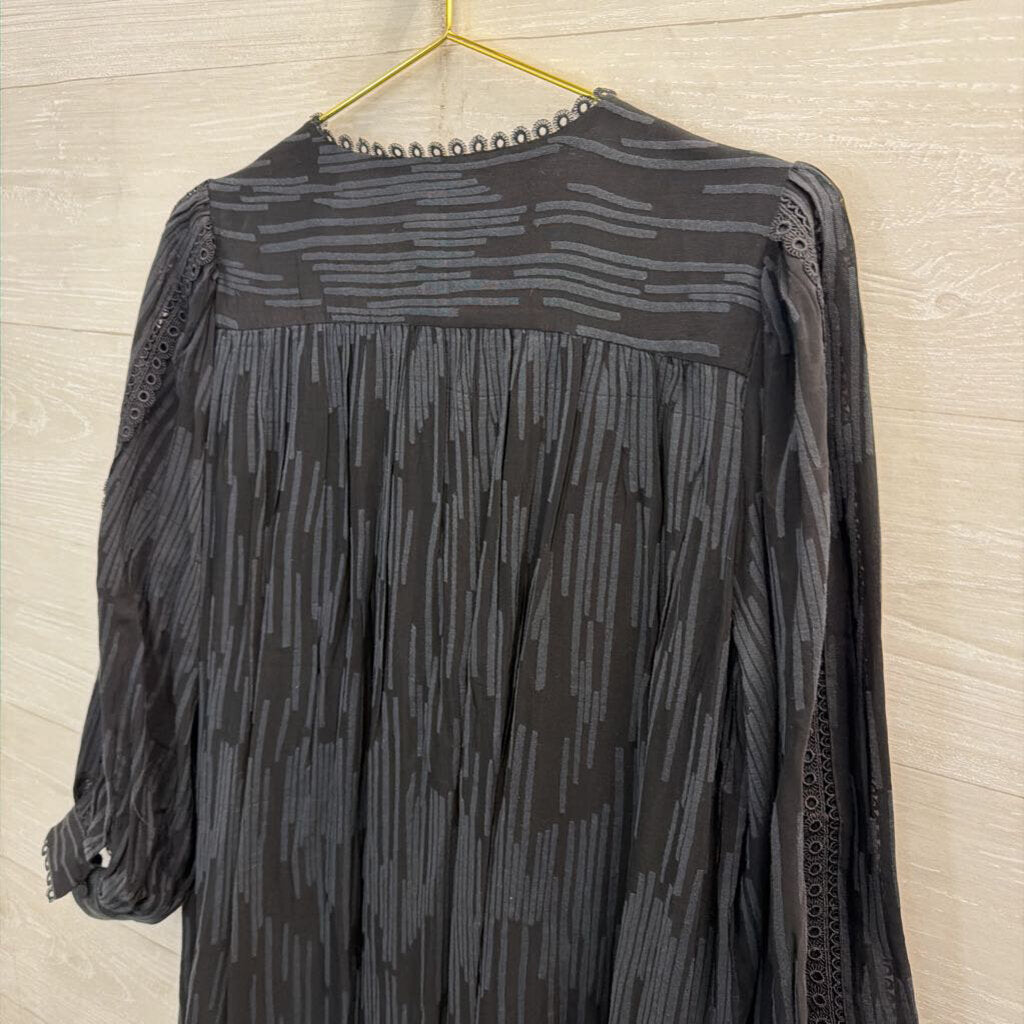 Ann Taylor Black Long Sleeve Dress 10