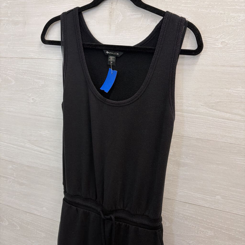 Athleta Black Soft Sleeveless Jumpsuit Medium