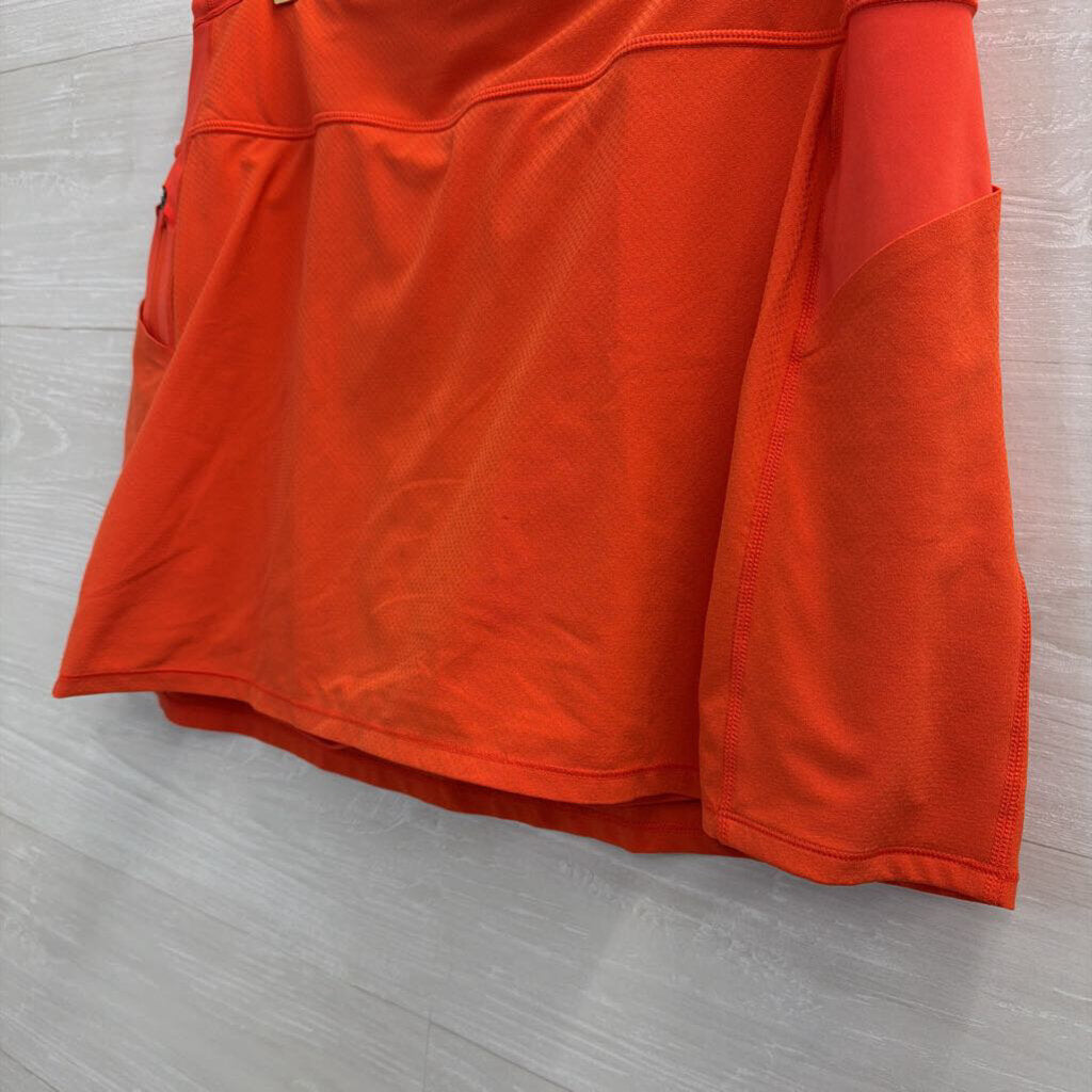Athleta Orange Athletic Skort Large