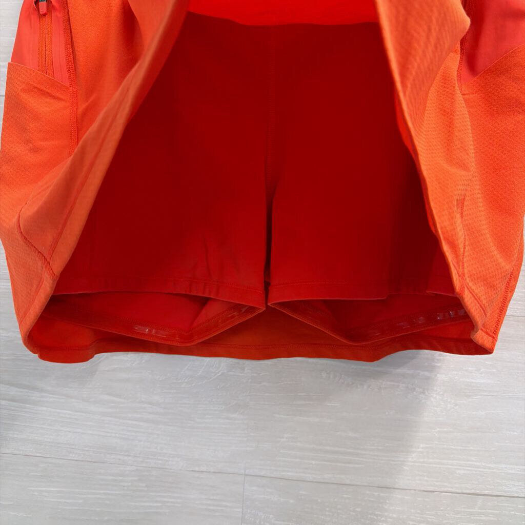 Athleta Orange Athletic Skort Large