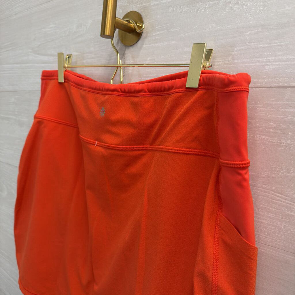 Athleta Orange Athletic Skort Large