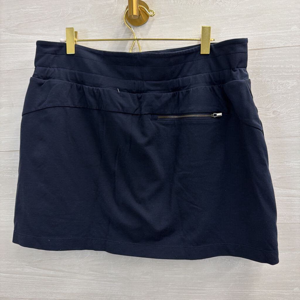 Athleta Navy Athletic Skort Large